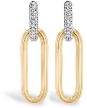 Pragnell 18Kt And Havana Diamond Earrings - White