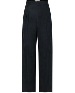 Victoria Beckham Ethel Wide-Leg Pants - Black