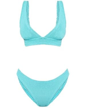 Hunza G Carla テクスチャード ビキニ - ブルー