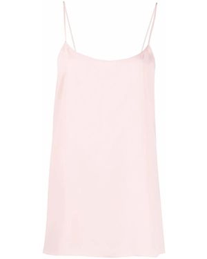 Alberta Ferretti Stretch-Silk Camisole - Pink