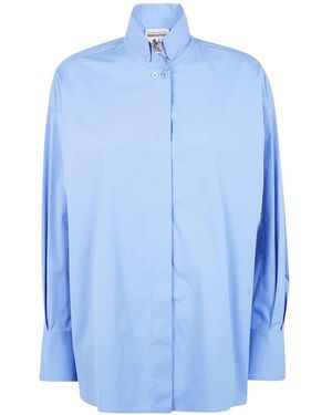Semicouture Long-Sleeve Buttoned Shirt - Blue