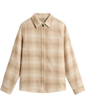 Woolrich Checked Shirt - Natural