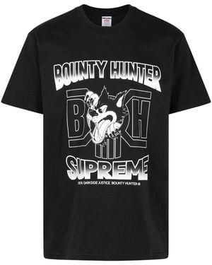 Supreme X Bounty Hunter Wolf T-Shirt - Black