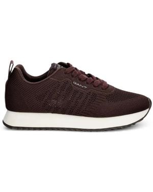 GANT Bevinda Knit Trainers - Brown