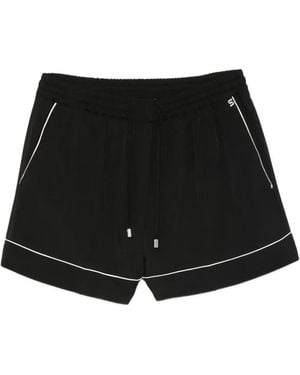 Sportmax Drawstring Shorts - Black