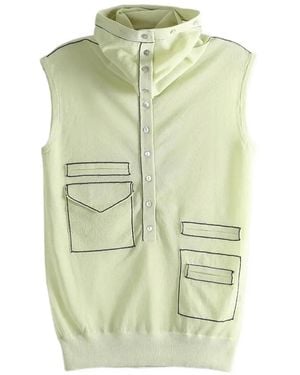 Kiko Kostadinov Kreiner Roll-Neck Sleeveless Top - Green