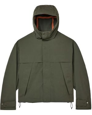 Purple Brand Water-Repellent Hooded Jacket - Green