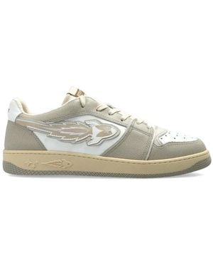 ENTERPRISE JAPAN Panelled Logo Trainers - White