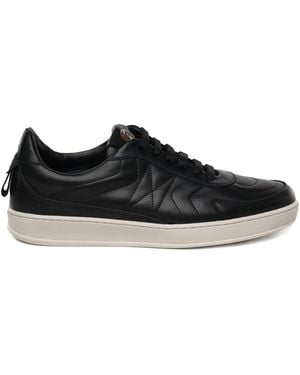 Giuliano Galiano Dynasty Quilted Lace-Up Trainers - Black