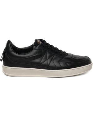 Giuliano Galiano Dynasty Quilted Lace-Up Sneakers - Black