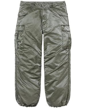 Supreme Pantalones Cargo Washed Flight - Gris