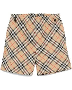 Burberry Check Shorts - Multicolour