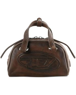 DIESEL Oval D Schultertasche - Braun