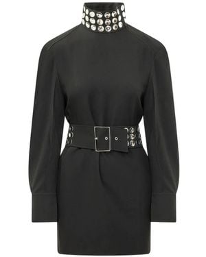 IRO Minikleid Mit Nieten - Schwarz