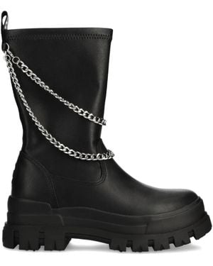 Buffalo Botas con suela dentada - Negro