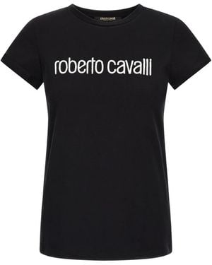 Roberto Cavalli T-Shirts And Polos - Black