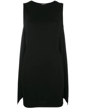 DSquared² Fitted Cape Style Dress - Black