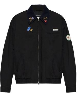 Song For The Mute Pin-Embellished Corduroy-Collar Jacket - Black