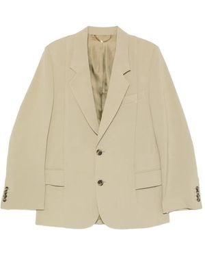 Victoria Beckham Notched-Lapel Single-Breasted Jacket - Natural