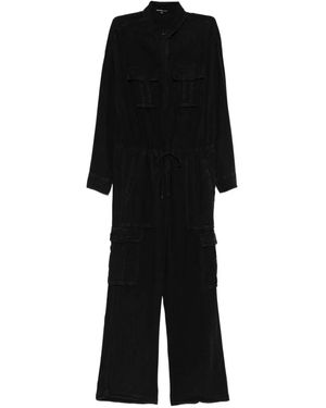 James Perse Cargo Jumpsuit - Black