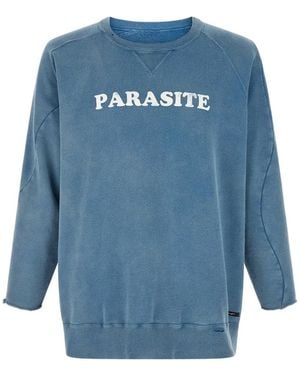 Undercover Slogan-Print Sweatshirt - Blue