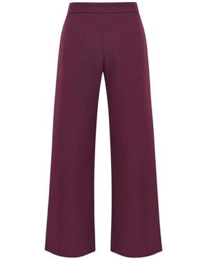 Maliparmi Flared Pants - Purple