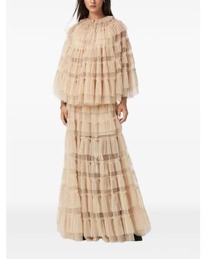 AllSaints Aude ruffled maxi skirt - Neutro