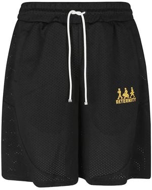 RETERNITY Shorts Mit Logo-Print - Schwarz