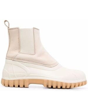 Diemme Leather-Panel Chunky Boots - Multicolour