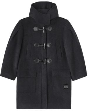 Ganni Parka Con Capucha - Negro