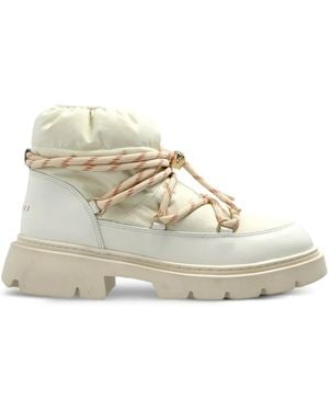 Inuikii Biker Puffer Boots - Natural