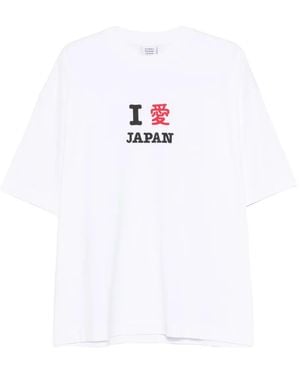 Vetements Printed T-shirt - Weiß