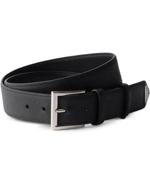 Prada Gürtel Aus Saffiano-Leder - Schwarz