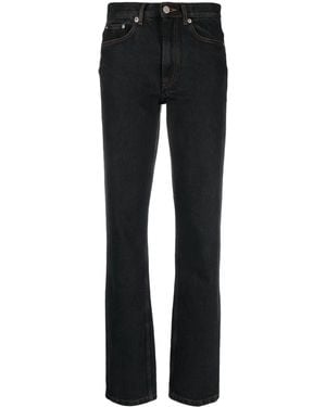 A.P.C. Vaqueros Molly De Talle Alto - Negro