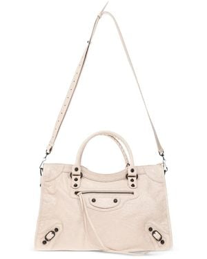 Balenciaga Medium Le City Tote Bag - Natural