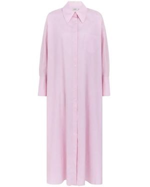 CAYET Caetana Maxi Overshirt - Pink