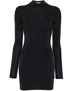 Maison Close The Minuit High-Neck Mini Dress - Black