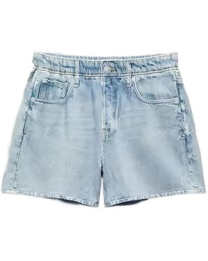 Rag & Bone Jeans-Shorts mit elastischem Bund - Blau