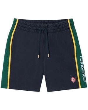 CASABLANCA Panelled Sweatshorts - Blue