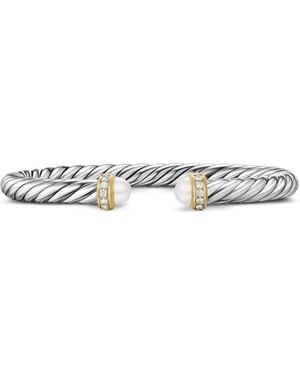 David Yurman Cable Flex Armband - Wit