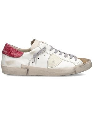 Philippe Model Prsx Lace-Up Trainers - White