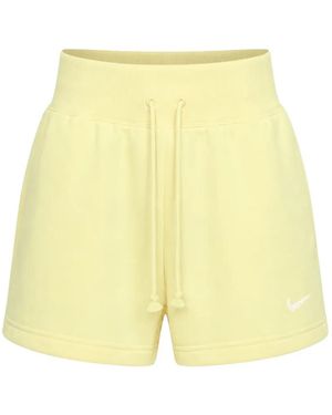Nike Phoenix Mini-Shorts - Geel