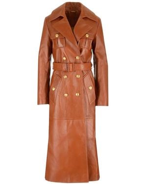 Chloé Double-Breasted Jacket - Orange