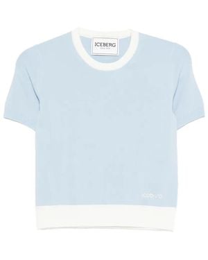 Iceberg Short Sleeve Top - Blue