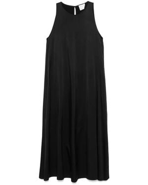 Forte Forte Satined Maxi Dress - Black