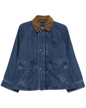 Polo Ralph Lauren Corduroy-Collar Denim Jacket - Blue