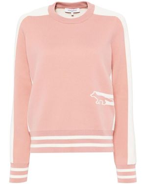 Maison Kitsuné Flash Fox Jumper - Pink