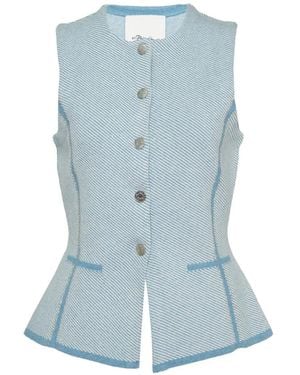 3.1 Phillip Lim Spencer Met Knoopsluiting - Blauw