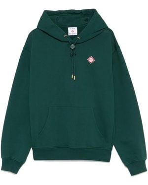 CASABLANCA Cotton Hoodie With Logo - Green