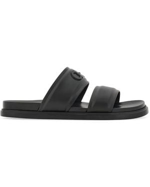 Ferragamo Pantoletten Mit Gancini-Ornament - Schwarz